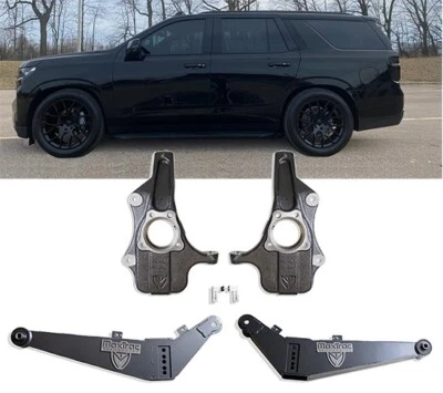 GMC Yukon 2021-2025 Suspensión 2" Delantero 4" Trasero Kit de descenso Foto 1 de 2