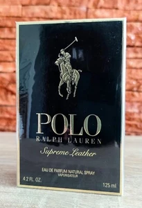 Ralph Lauren Polo Supreme Leather 125ml 4.2 oz Eau de Parfum For Men NIB Sealed - Picture 1 of 5