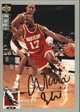 1994-95 Collector's Choice Silver Signature Basketball Card #217 Mario Elie