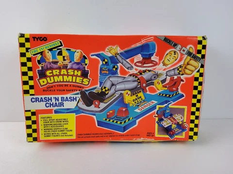 The Incredible Crash Dummies Crash N' Bash Chair Vintage 1991 Tyco Toy NEW Cover
