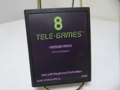 Atari 2600 (Sears Telegames 8) Memory Match Tested and working - Image 1 of 4