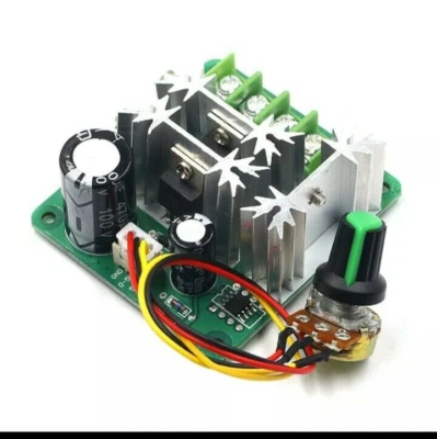 DC 6V-90V 15A DC Motor Speed Controller Stepless Speed Regulation Pulse Width... - Image 1 of 2