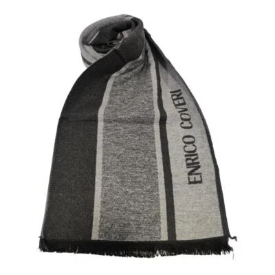 Sciarpa Uomo Ragazzo Enrico Coveri Stola Pashmina Coprispalle Sfrangiata 180x30 - Immagine 1 di 4