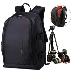 DIY Component Travel DSLR SLR Camera Backpack Laptop Bag Case Cover Waterproof - Picture 1 of 18