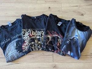 Star Wars T-Shirt Medium 4x schwarz Darth Vader, Darth Maul - Kurzarm - Bild 1 von 7