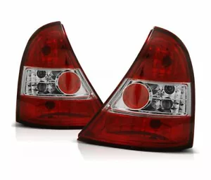 rear lights for RENAULT CLIO II 1998 1999 2000 2001 hatchback 3D 5D red white - Foto 1 di 1