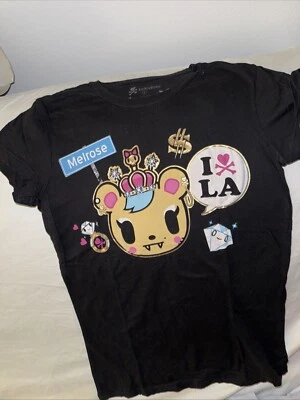 Camiseta De Colección Rara Tokidoki Melrose LA Bling Princesa Pequeña Y2K Simone Legno Foto 1 de 4