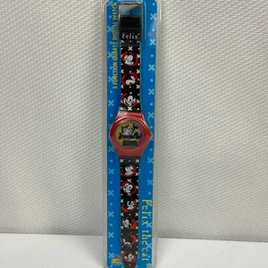 SEALED 1990s Felix the Cat 5 Function Quartz Watch Cartoon Character MISP NIP - Picture 1 of 8