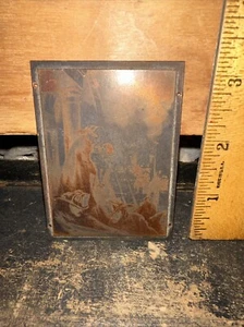 Printing Block “ Firefighting Scene, Firefighter Saving Child “ Need Wood Block - Picture 1 of 18
