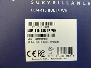 Luma Surveillance 410 Series LUM-410-BUL-IP-WH Camera - Picture 1 of 4