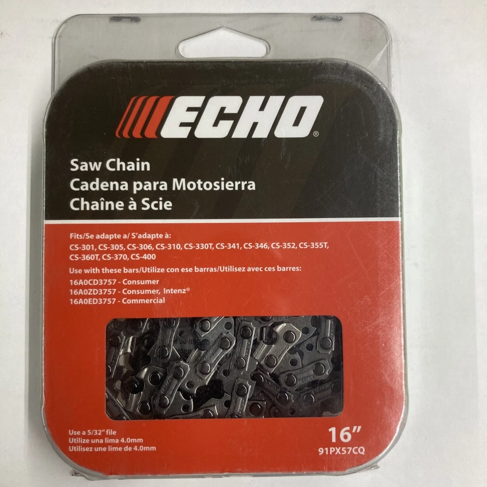 Echo 16 pulgadas Cadena de motosierra Xtraguard, 91PX57CQ Foto 1 de 4