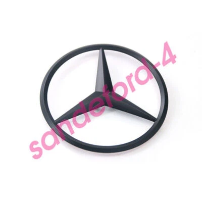 Logotipo traseiro S63 SEDAN AMG emblema estrela porta-malas PRETO FOSCO Mercedes S450 S560 W222 - Imagem 1 de 3