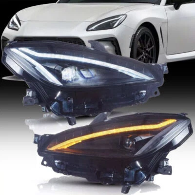 2X LED Projector Headlights for TOYOTA GR86/Subaru BRZ 2022 2023 2024 Sequential - Image 1 of 4