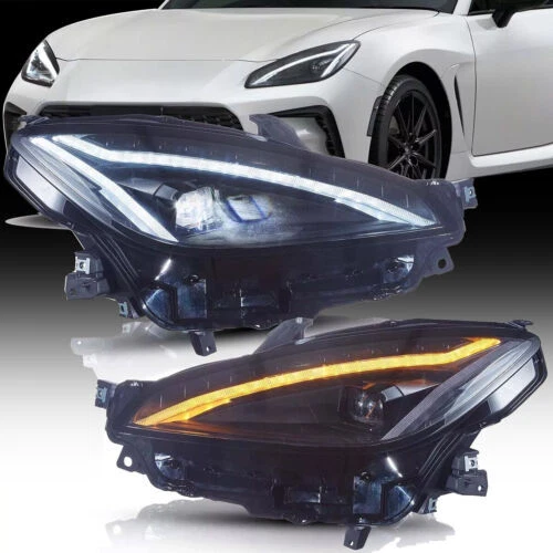 2X LED Projector Headlights for TOYOTA GR86/Subaru BRZ 2022 2023 2024 Sequential - Image 1 of 4