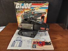 100  COMPLETE 1983 GI JOE ARAH Cobra HISS Tank Driver w box blprints cat VINTAGE