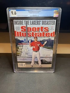 CGC 9.6 NEWSSTAND EDITION Sports Illustrated-Bryce Harper-February 25 2012 - Picture 1 of 1