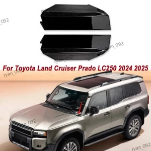 For Toyota Land Cruiser LC250 Gloss Black Engine Hood Both Sides Body Cover Trim - Foto 1 di 1