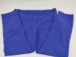 Worthington Royal Blue Pants Slim Fit Sz 14 Casual Stretch Tapered Leg Office - Picture 1 of 12