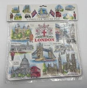 Sights of London England Computer Mouse Pad Tourist Souvenir NOS Sealed - Picture 1 of 2