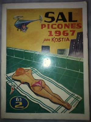 Salpicones 1967 Por Kostia Vintage Paperback In Spanish - Image 1 of 4