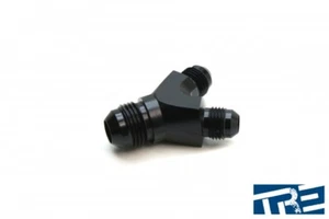 Reductor de bomba de combustible dual Treadstone Performance negro macho AN adaptador en Y - Imagen 1 de 1