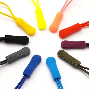 Zip Extender Set of 5/10 Colours Zipper Pull Cord Repair Clothes Backpack Tents - Picture 1 of 18