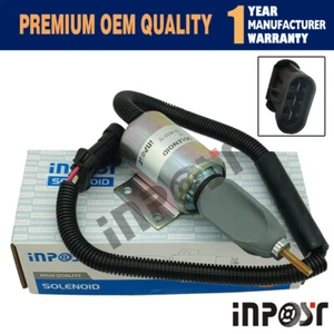 Solenoide de combustible 59009134 SA-4532-12 para compactador Ingersoll-Rand DD-130 B5.9-C - Imagen 1 de 5
