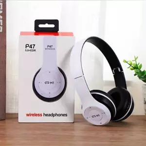 Wireless Bluetooth Headphones with Noise Cancelling Over-Ear Earphones 5.1 NEW* - Picture 1 of 9