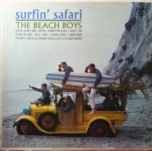 The Beach Boys Surfin’ Safari LP 1962 MONO PRESSING T-1808 VINYL & JACKET EXLNT - Picture 1 of 3