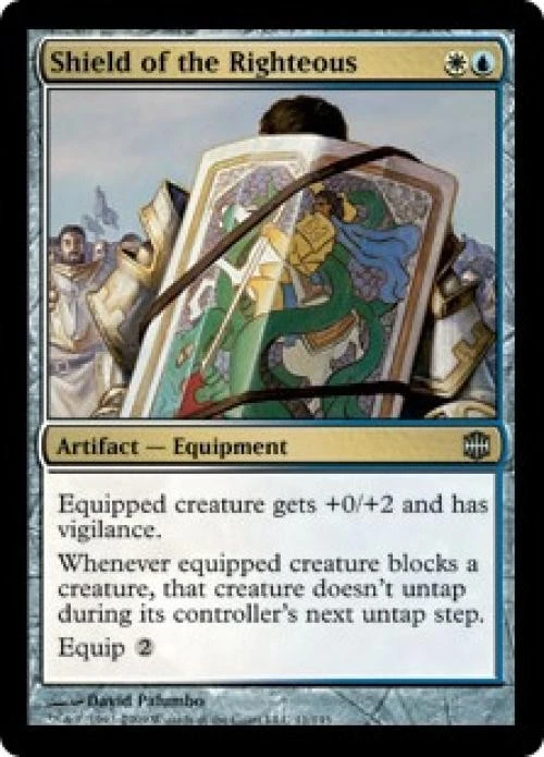 Shield of the Righteous - Medium Play MTG Alara Reborn - Image 1 of 1