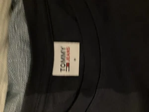 Tommy Jeans Hilfiger Men's Long Sleeved T-Shirt Blue, Regular Fit, Size M - Picture 1 of 2