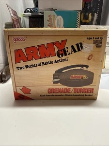 Army Gear Grenade Bunker Gig Galoob 1988 Neu Vintage Spiel NEU OPEN BOX - Bild 1 von 16