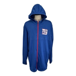 Sudadera con capucha cremallera completa New York Giants 3XLT Tall Defender Mission para hombre fanáticos de la NFL - Imagen 1 de 8