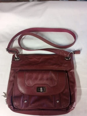 Roma LeathersLockable Concealed Carry Crossbody Adjustable Strap Holster Purse - Image 1 of 4