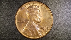 1962 P Lincoln Cent Major Lamination Error - US Mint Error - Picture 1 of 7