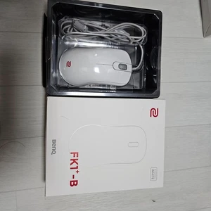 BenQ ZOWIE FK1+-B biała mysz gamingowa - używana - Zdjęcie 1 z 5