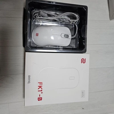 BenQ ZOWIE FK1+-B White Gaming Mouse - Used - Image 1 of 4