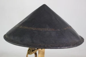 JINGASA of YOROI (armor) : EDO : 13.8 × 13.8 × 5.5 " 360g - Picture 1 of 8