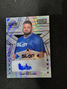 DANIE VAN HEERDEN "Pitbull" 2025 Leaf Metal Power Slap AUTO Autogramm 25/25 - Bild 1 von 2