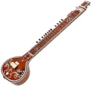 INDIAN MUSICAL HIGH QUALITY SITAR ELECTRIC STRING INSTRUMENT HIGH QUALITY SITAR - Picture 1 of 8