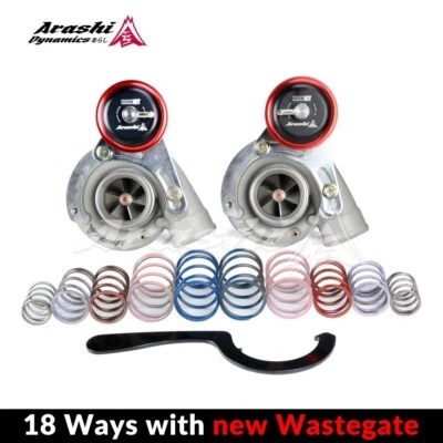 Kit ARASHI Twin Turbo CHRA TD04 19T Mitsubishi 6G72T 3000GT VR-4 Dodge Stealth Foto 1 de 4