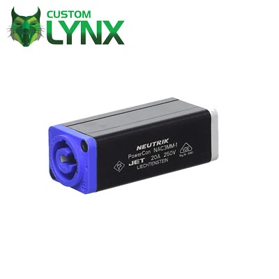 CUSTOM-LYNX Neutrik NAC3MM-1 Collegamento accoppiatore PowerCON. PRO 20A NAC3MPA-1 a NAC3MPB-1.