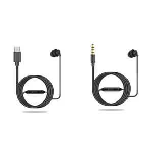 Type-c Wired Earbuds Soft Silicone In Ear Single Side Earphone with Microphone - Zdjęcie 1 z 8