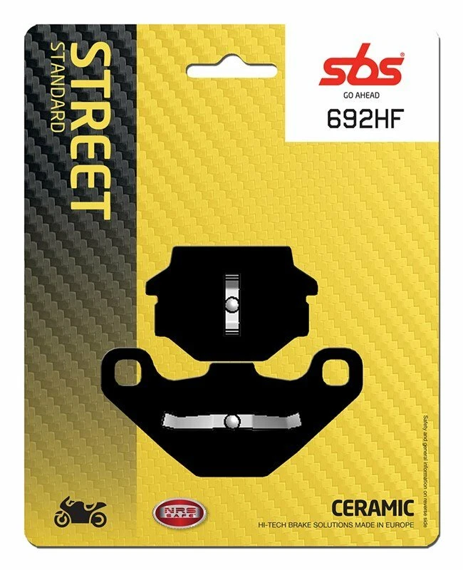 Coppia di pastiglie freno SBS 692 HF Ceramic