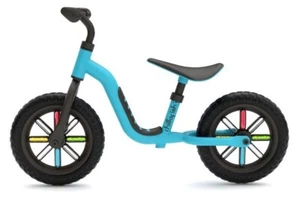 NEW Chillafish Izzy Lightweight Toddler Balance Bike, Blue With Colorful Wheels - Picture 1 of 1