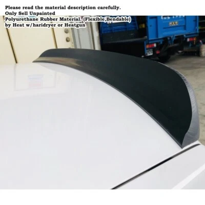 Flat Black 450F Type Rear Trunk Spoiler Wing Fits 1991~1998 BMW E36 Convertible - Image 1 of 4