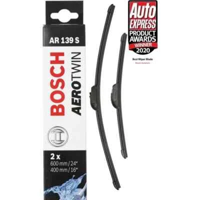 2x Wiper Blades (Pair) Flat Aero type AR139S 3397014139 Bosch Aerotwin Retrofit - Image 1 of 4