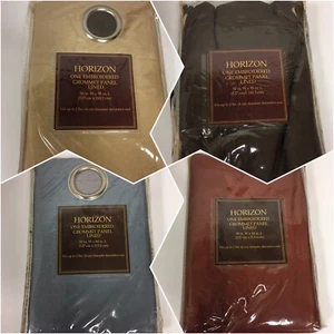 Horizon one embroidered grommet panel lined size and color options  - Picture 1 of 6