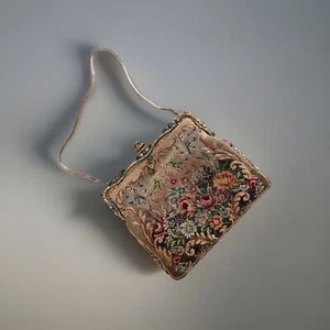 Antike Petit Point Geldbörse, um 1900 - Bild 1 von 15
