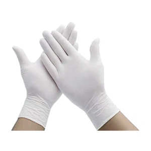 Latex 6 Mil große dicke Einweghandschuhe Prüfungsqualität (100 Stück pro Box) - Bild 1 von 2